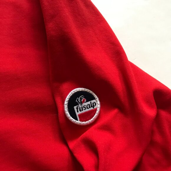 Fulsap Gemini 1/4 Zip Pullover Womens XL Red Base Layer Power Stretch Mock Neck - Picture 6 of 13